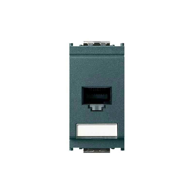16359.6 Presa Rj45 Netsafe Cat6 Utp 110 Grigio Idea