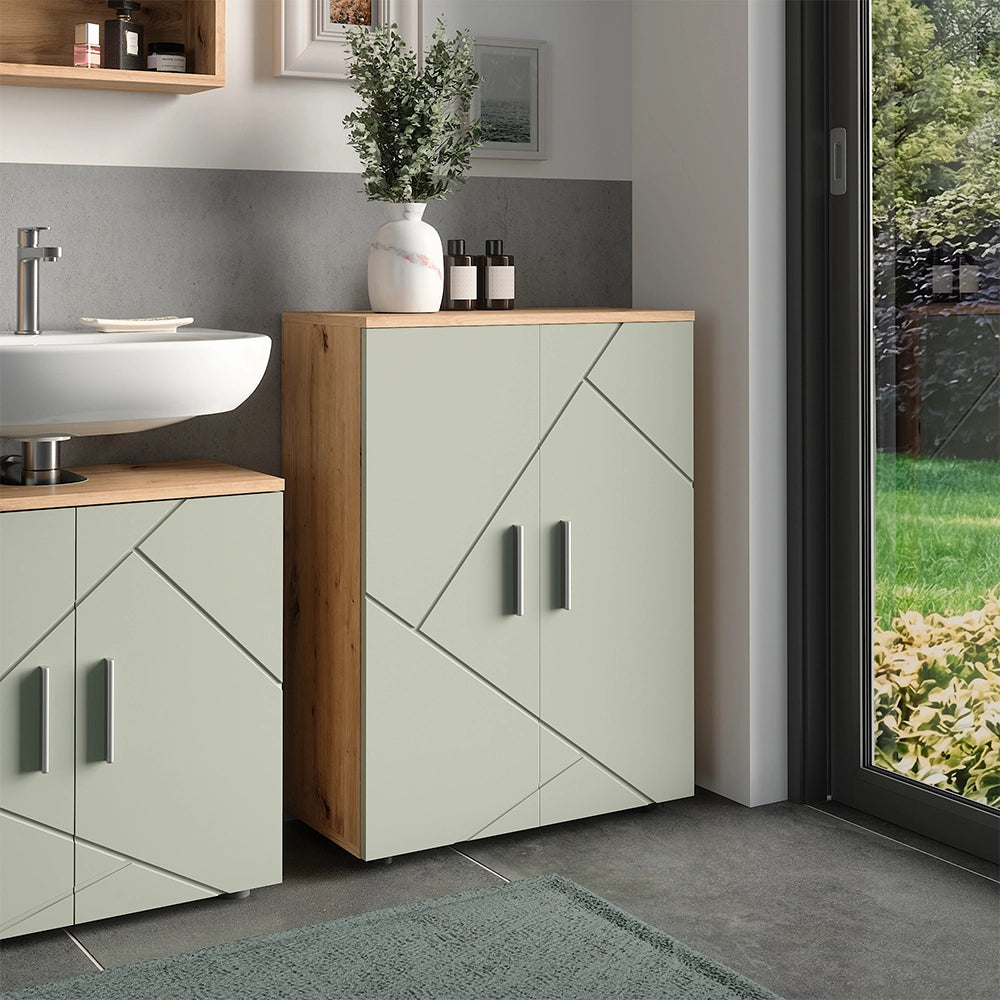 Vicco mobiletto bagno Verde salvia 60 x 81 cm