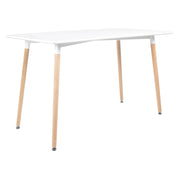 Tavolo rettangolare 120 × 70 cm bianco PIA