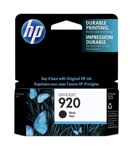 HP 920 Black Officejet Ink Cartridge cartuccia d'inchiostro 1 pz Originale Nero
