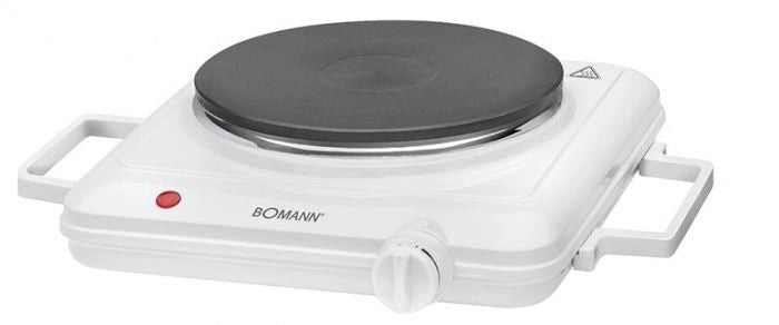 Bomann EKP 5027 CB Bianco Superficie piana 1 Fornello(i)