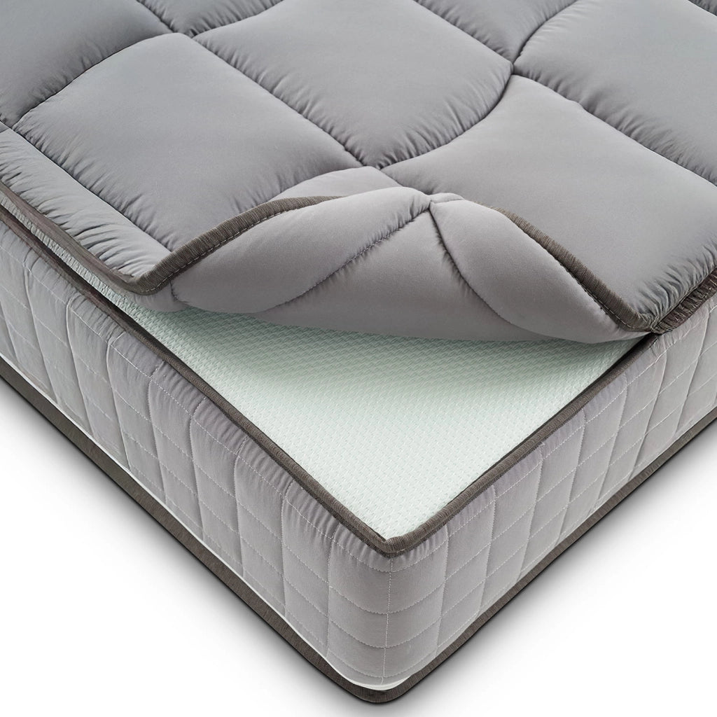 Materasso Piazza e Mezza 135x200 Molle progressive - Alto 27 cm - Ortopedico - Sfoderabile - con topper Memory in OMAGGIO