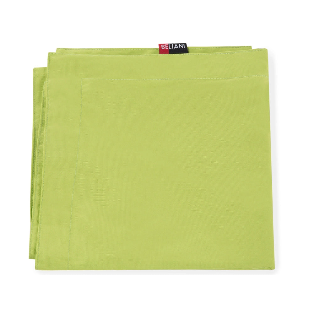 Pouf seduta poltrona sacco Grande colore Verde con Zip 140 x 180 cm soggiorno cameretta