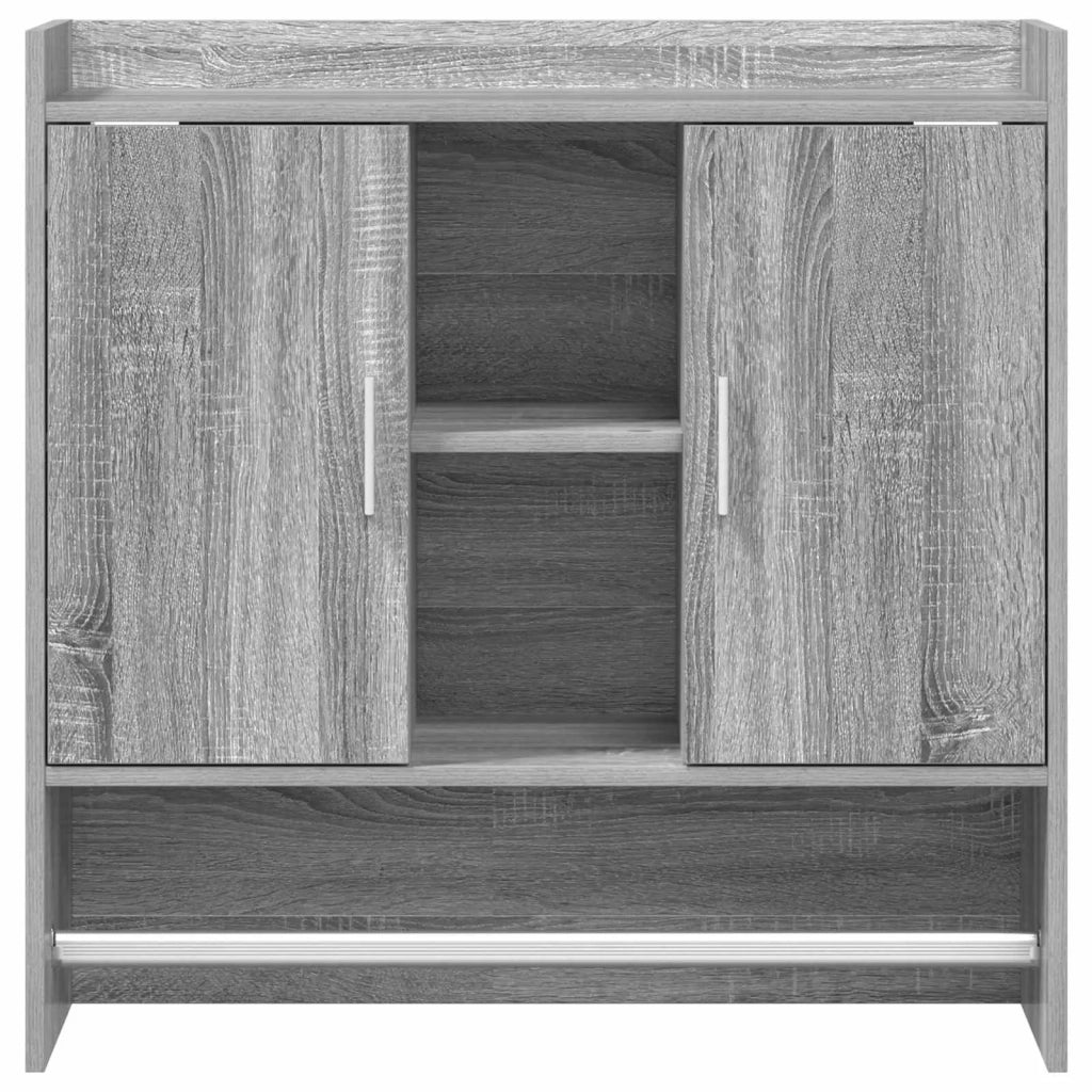 Scaffale da parete A parete Sonoma grigio 80 x 36 x 80 cm 8011376