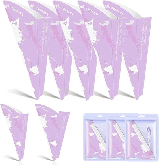 Urinoir Portatile per Donna - 30 Stuks - Urinario per Campeggio - Accessori per Campeggio