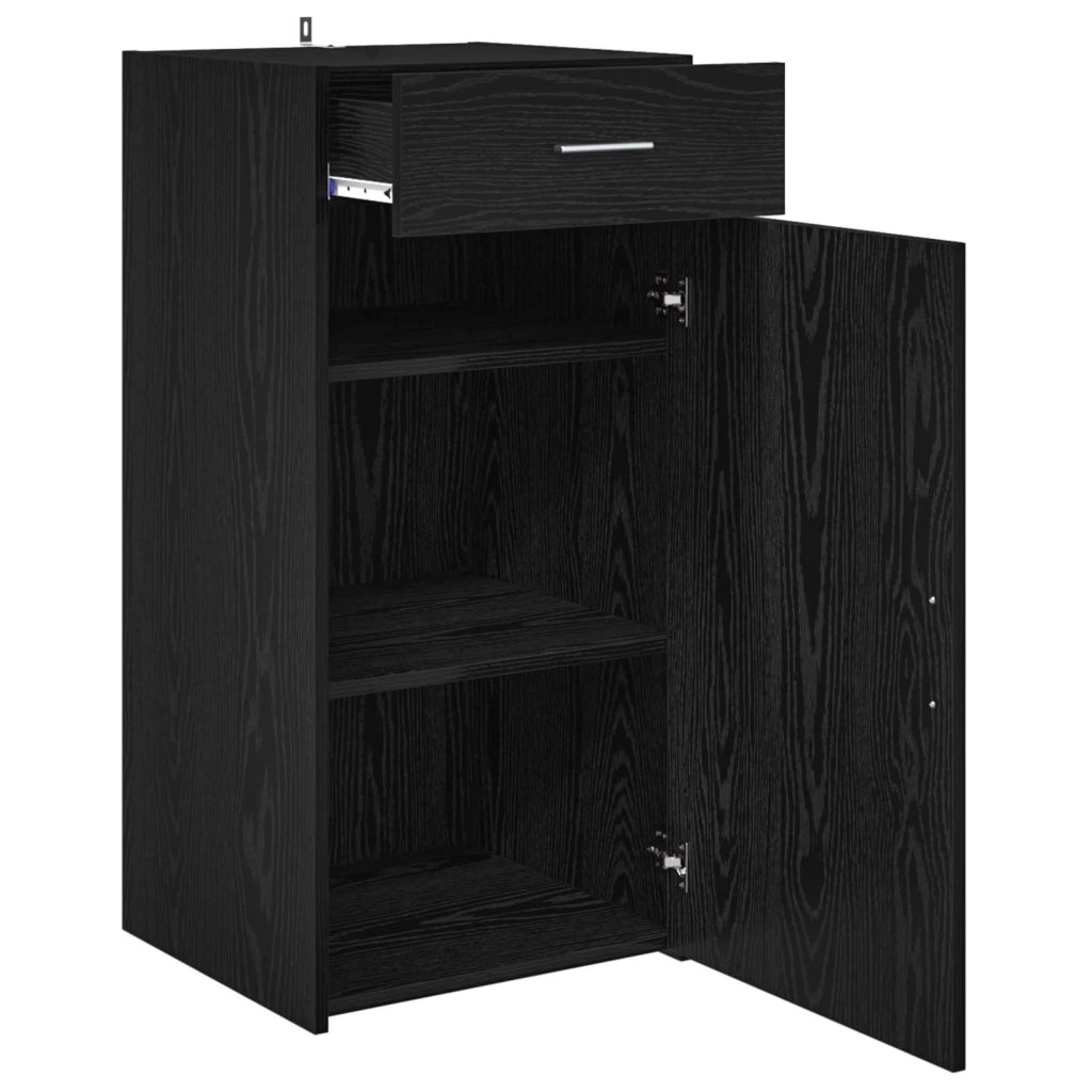 Credenza Rovere nero 45 x 42,5 x 93 cm Legno multistrato