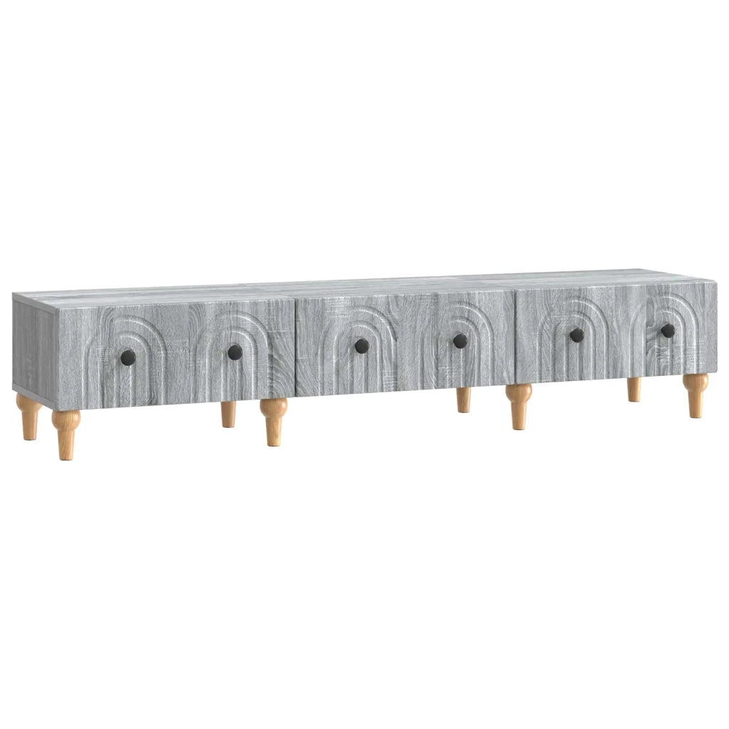 Mobile TV Grigio Sonoma 147 x 34,5 x 30 cm Legno ingegnerizzato 894251