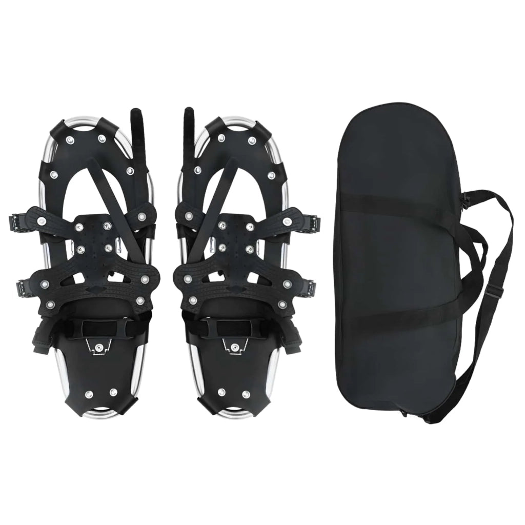 Ciaspole 3 in 1 Argento e Nero 53,5 x 21 cm Alluminio e HDPE CFW9784924