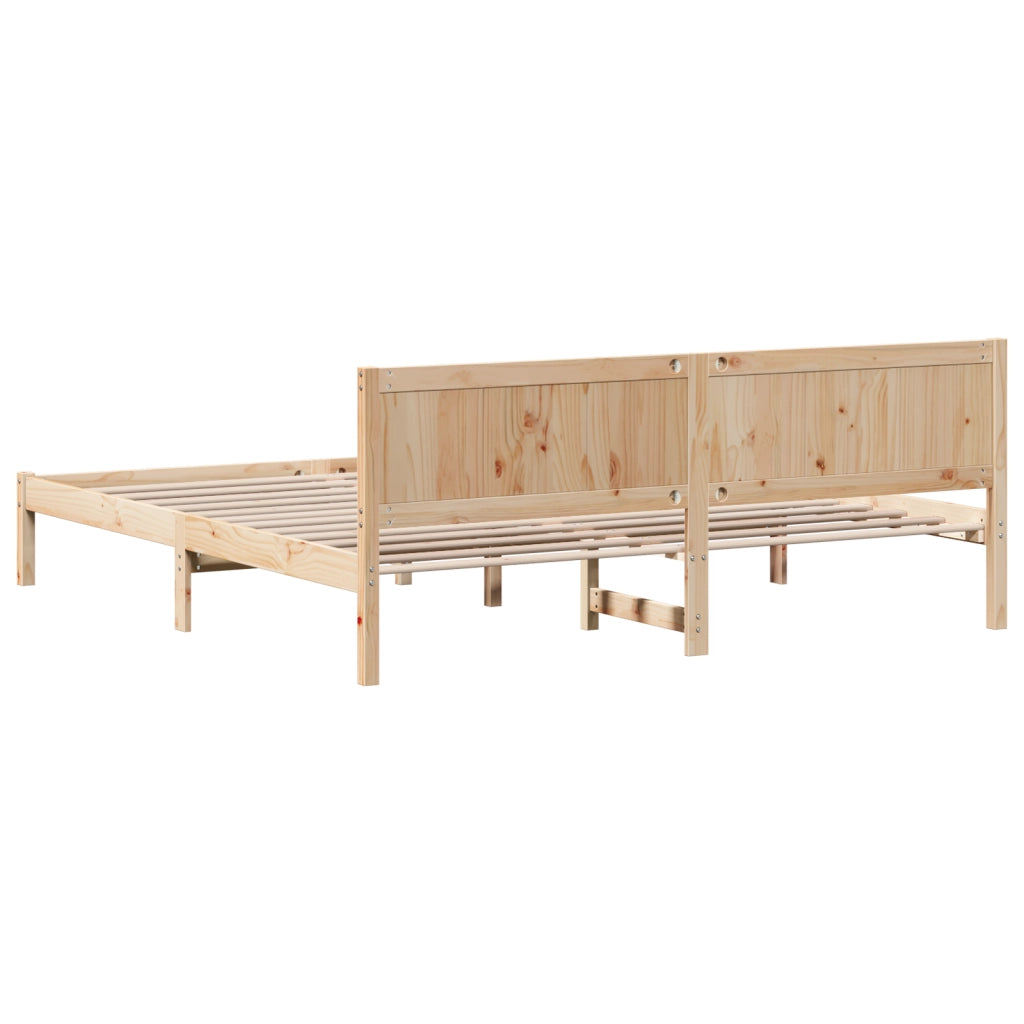 Struttura Letto in Pino Legno naturale Legno massello di pino