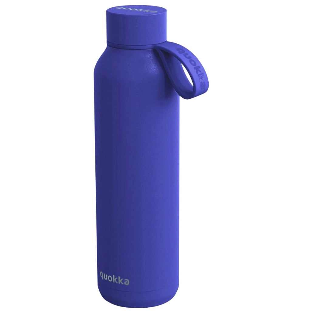 Bottiglia Termica 630ml Collezione Solid con Cinghia Blu notte Quokka