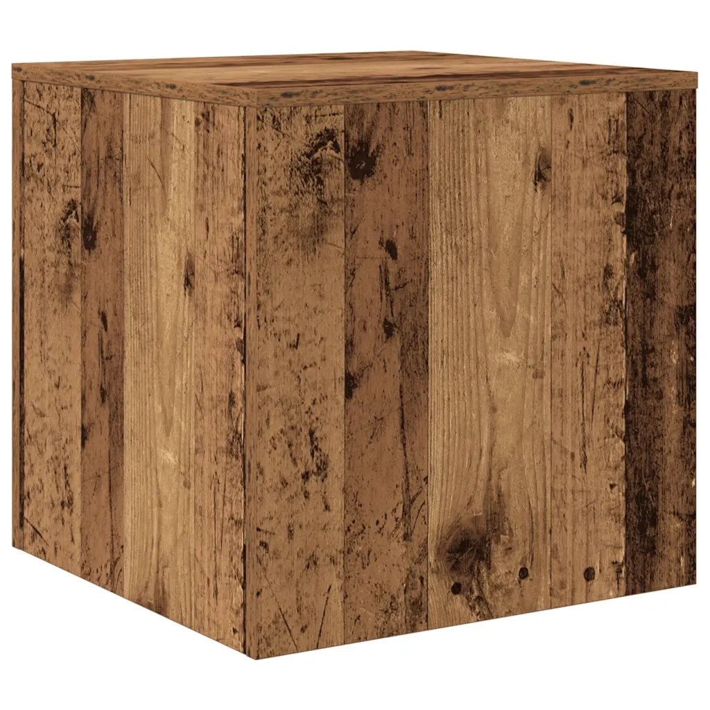 Tavolini Impilabili 3 pz Legno Antico in Legno Multistrato