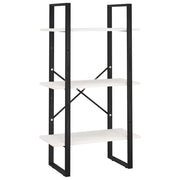 Scaffale portaoggetti di design 60 x 30 x 105 cm in legno massello di pino bianco 02_0000626