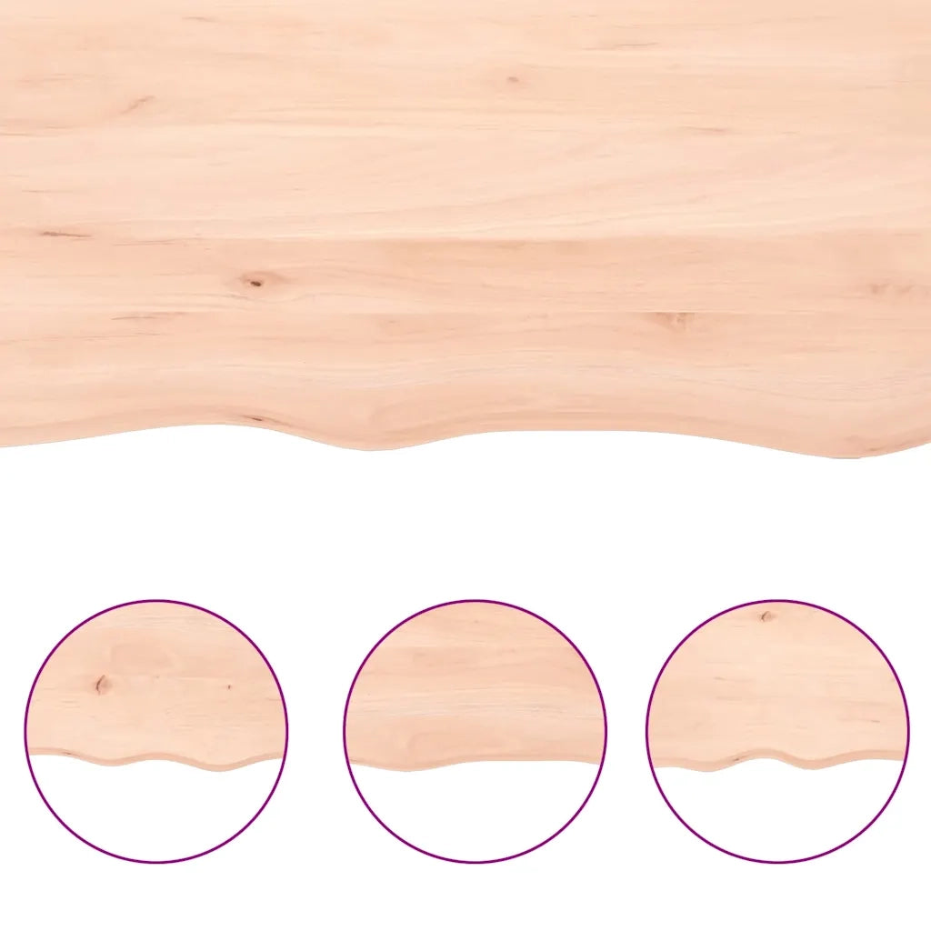 Ripiano a Parete 40x40x2 cm Legno Massello Rovere Non Trattato 363509