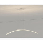 Trade Shop - Lampadario Da Soffitto A Sospensione Led 16w Curvato Luce 3000k 6500k 4000k B68-b -