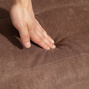 Poltrona Relax Alzapersona 8 Punti Massaggio Reclinazione a 135° e 2 Telecomandi Marrone