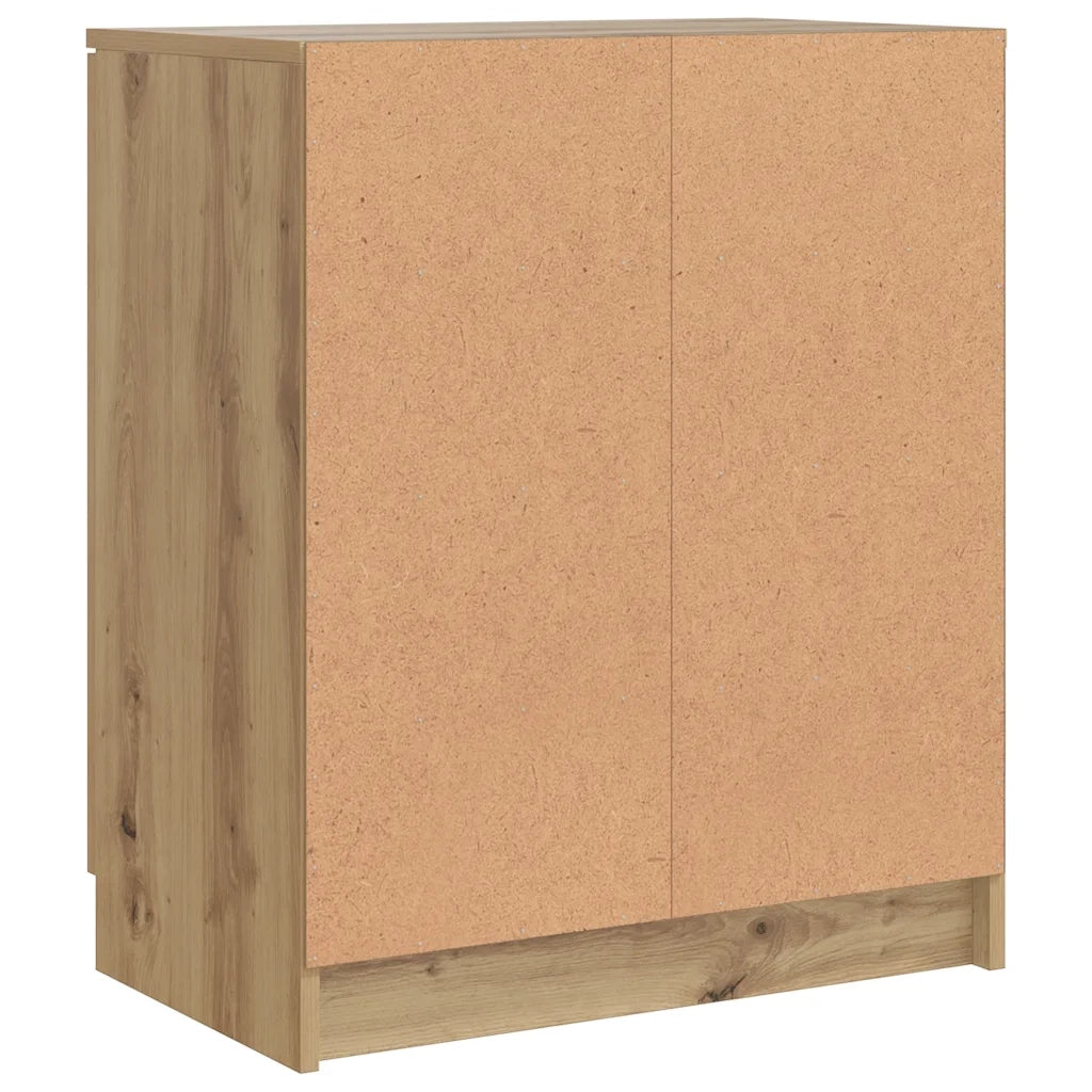 vidaXL Scarpiera Rovere Artigianale 59x35x70 cm in Truciolato
