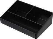 Organizzatore per la cucina - Organizzatore per caffè e tè - Supporto per tazze da caffè - 2D x 15,5B x 2H cm - 3 cassette - Nero