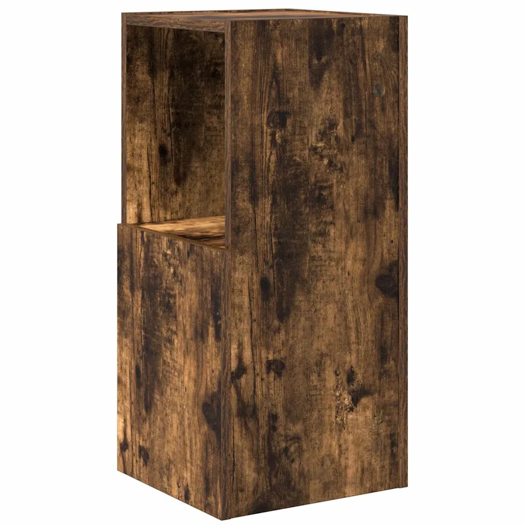 Mobile angolare Rovere fumé 30,5x30x65cm Legno multistrato 889841