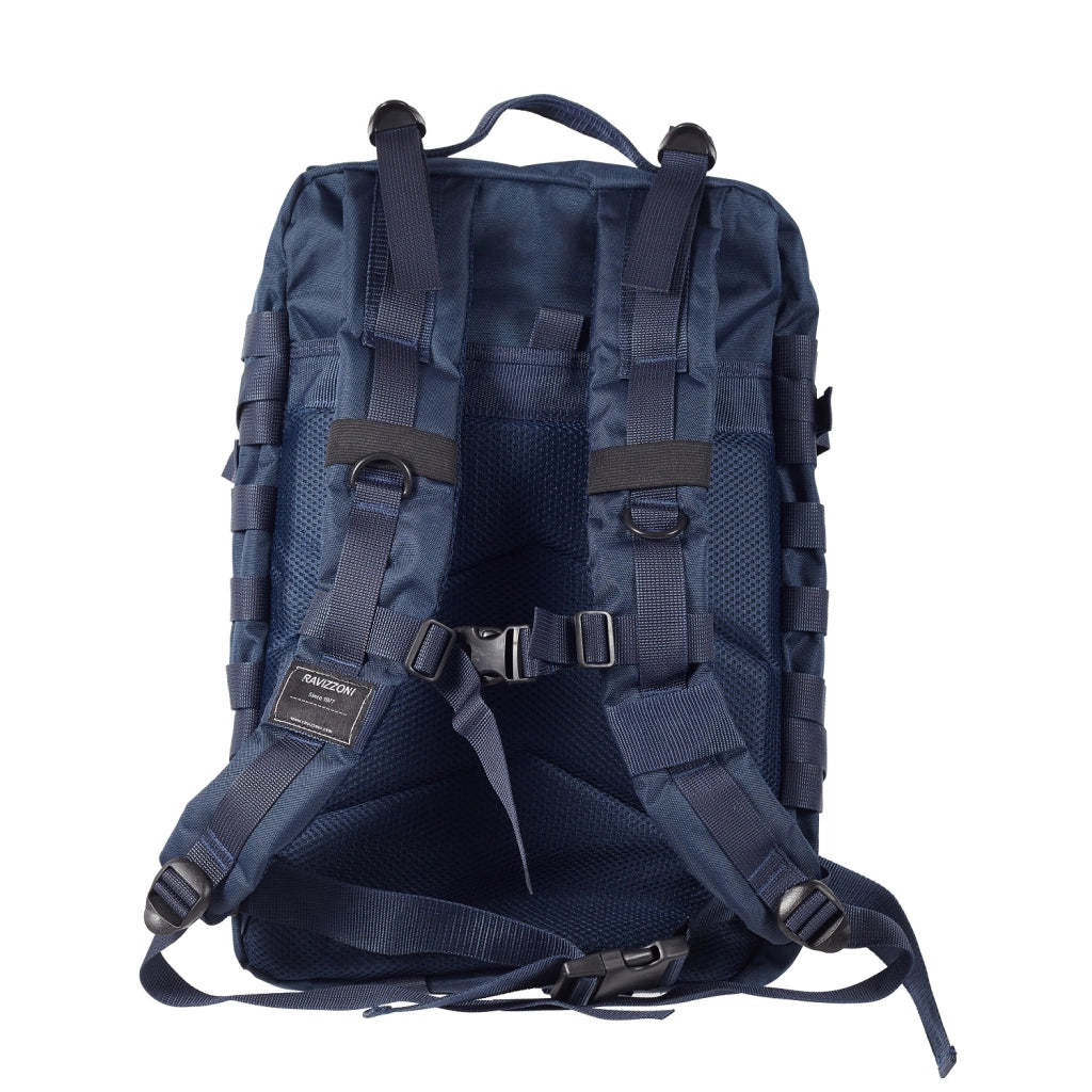 Zaino multiuso da viaggio tempo libero, leggero 30x26x50cm Muntain poliestere blu