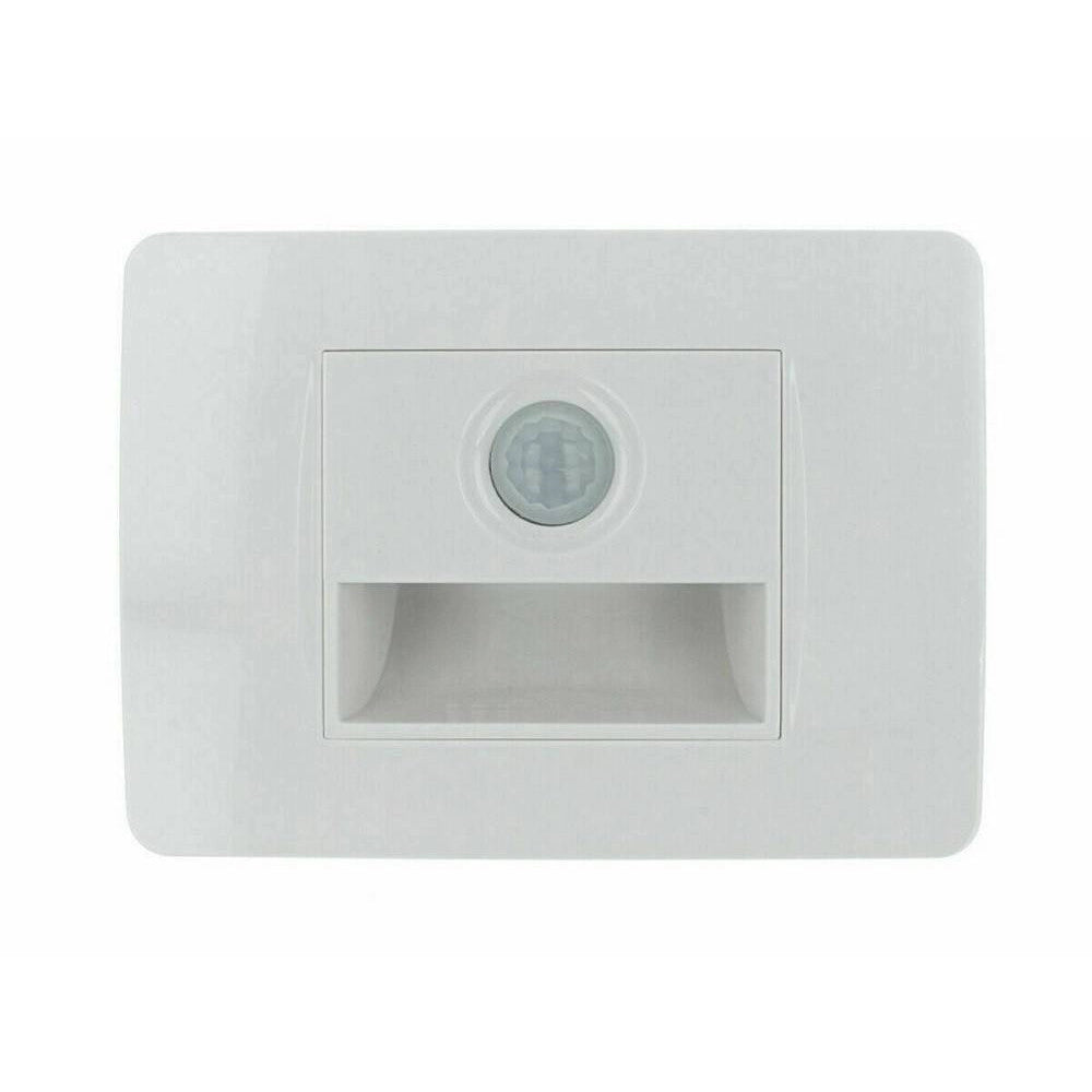 Trade Shop - Faretto Segnapasso A Led Per Scatola 503 Con Sensore Movimento Luce Fredda 6500k -