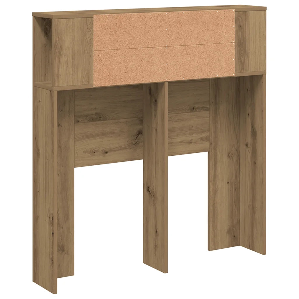 vidaXL Testiera con Contenitore Artigianale 100x18,5x102,5cm Multistrato