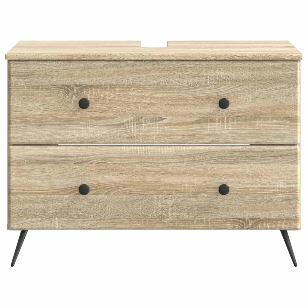 Armadio per Lavabo da Bagno BREDA Rovere Sonoma 82 x 41 x 59 cm 897457