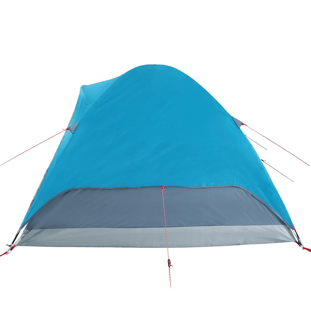 Tenda da Campeggio a Cupola per 4 Persone Blu Impermeabile 94556