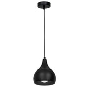 Lampada a sospensione nera per tavolo Aktan E27 Luminex