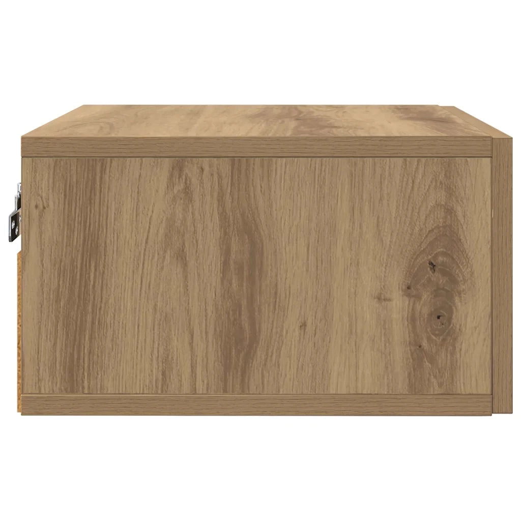 Armadio da Notte 2 pcs Rovere artigianale 35 x 35 x 20 cm
