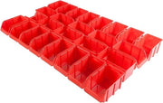 26 x Cassetto di Stoccaggio Box di Pile Box di Deposito Dimensione 3 di Polipropilene