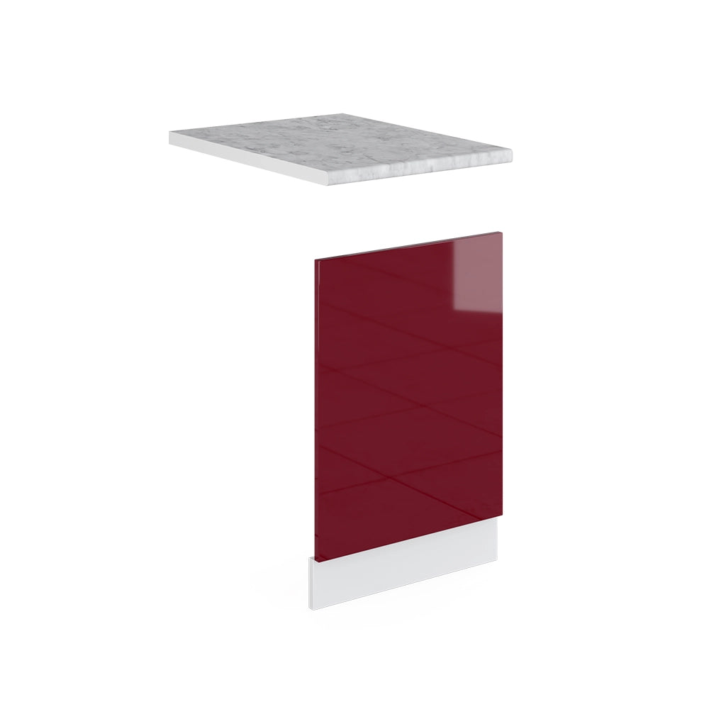 Vicco Mobili da cucina Rosso 45 cm Senza piano di lavoro