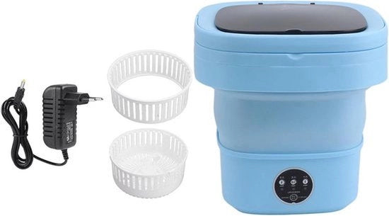 Lavatrice Portatile - Disidratatore Portatile - 6L - Mini - Emmer - Lavatrice - Asciugamano per Intimo - Portatile - Blu