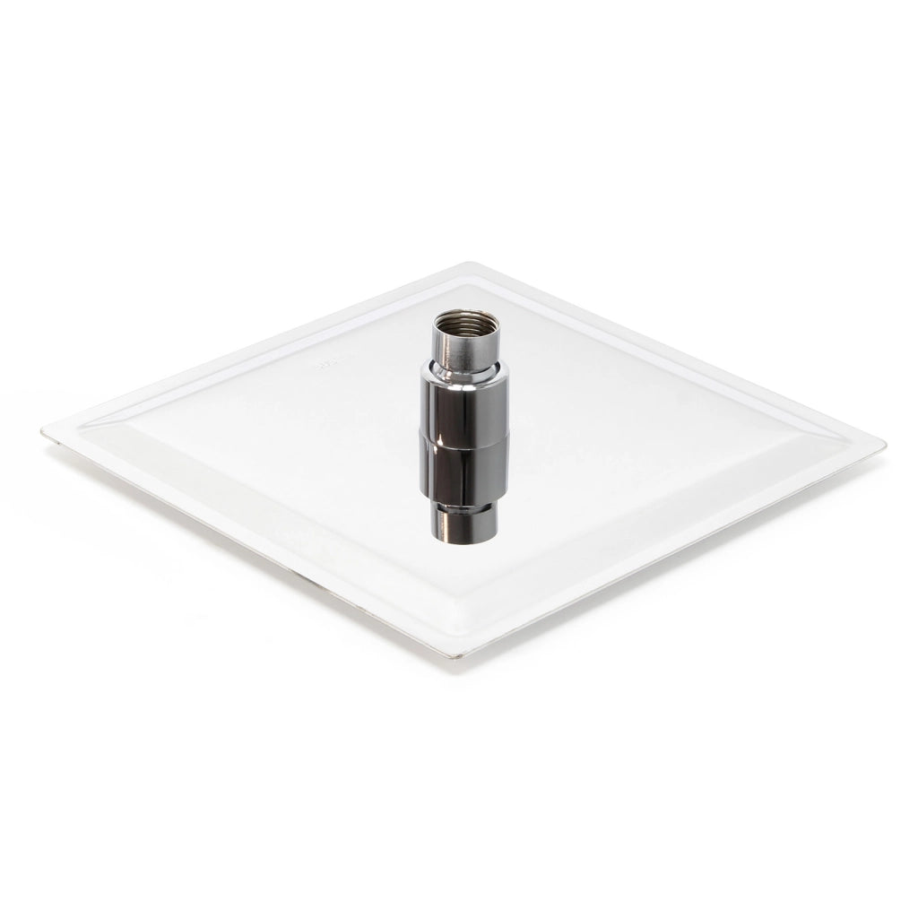 Soffione doccia quadrato 40x40cm effetto pioggia in acciaio inossidabile