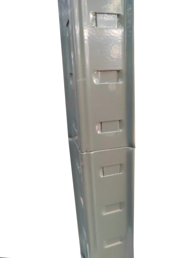SET 2x ripiani resistenti, 90 x 40 x 180 cm, verniciati grigio