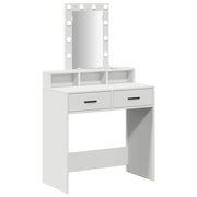 Toeletta | Tavolo da Trucco Bianco 79 x 41 x 140 cm Legno multistrato