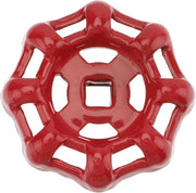 Valvola a sfera in acciaio rosso a manovella - Maniglia di chiusura 6x6mm riparazione - Lavorazione di officina, uso domestico e giardinaggio