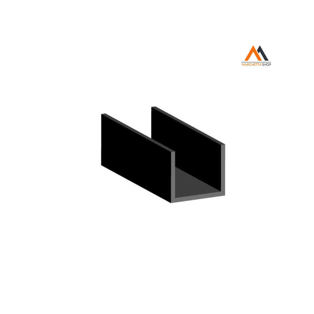 CANALINA U 20X30X20X1.5 FERRO NATURALE 2 MT