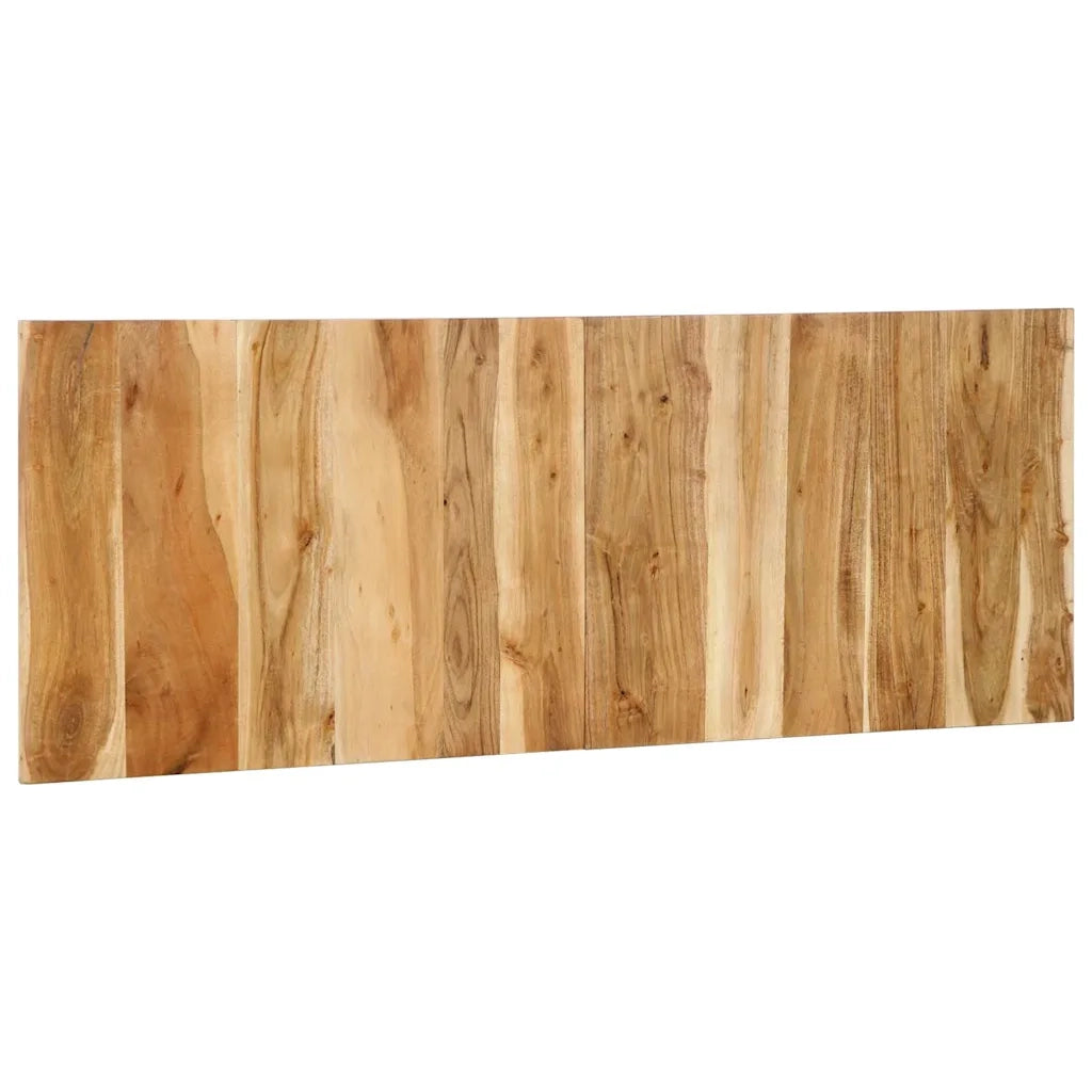 Testiera 140 cm in Legno Massello di Acacia
