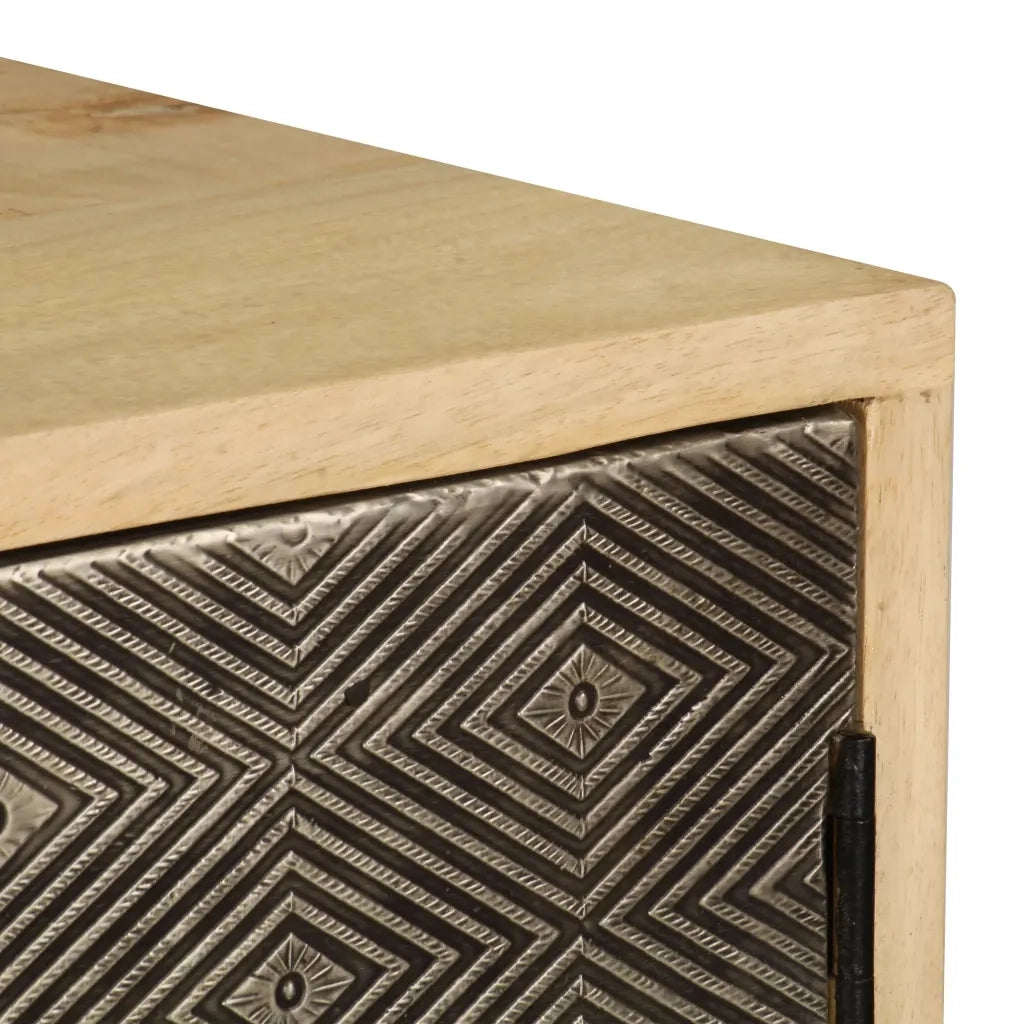 Credenza | Madia | Buffet da pranzo | Armadio da pranzo 120x30x75 cm Legno Massello di Mango