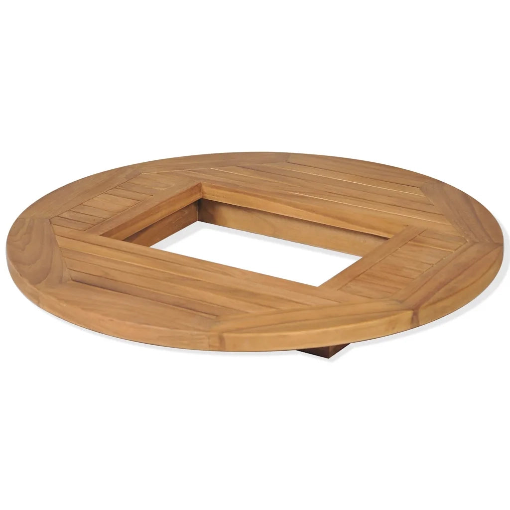Piano Tavolo per Cassa di Birra in Legno di Teak 70 cmcod mxl 79630