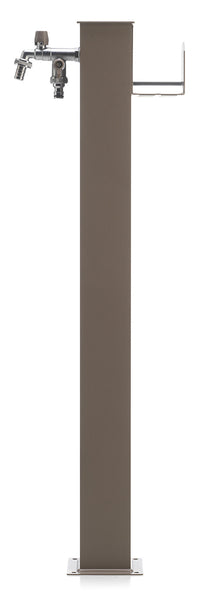 Fontana da Giardino con Doppio Rubinetto Belfer 42/QRR Tortora