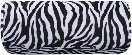 Supporto per le mani rimovibile e lavabile per salotto con disegno zebra - arte della nail art, manicure - cuscino di spugna morbido - 10 colori