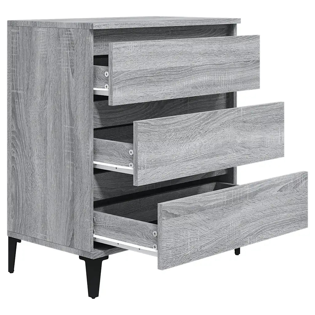 Credenza | Madia | Buffet da pranzo | Armadio da pranzo Grigio Sonoma 60x35x70 cm in Legno Multistrato