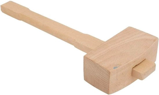 Hammam in Legno con Tessitura Dura - Martello in Legno per Seghe a Lame - Seghe per Lavorazione del Legno (L)