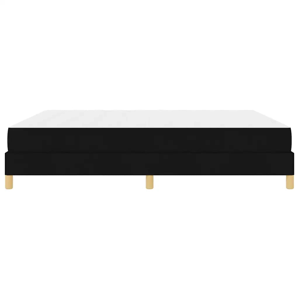 Letto a molle con materasso Nero 180 x 200 cm Tessuto 3398586