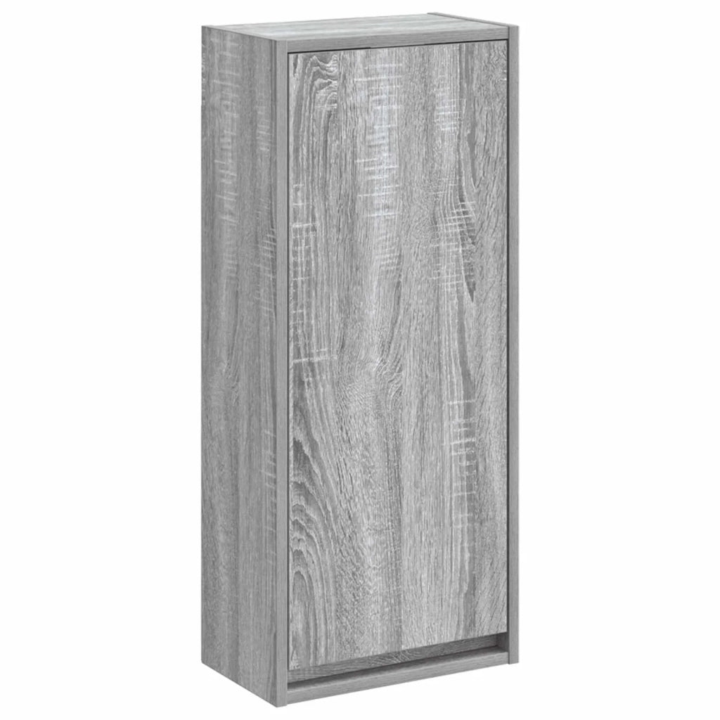 Mobile lavabo da parete Sonoma grigio 35 x 20 x 81 cm
