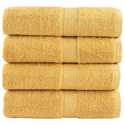 Salviette Premium SOLUND 4 pz Oro 30x30 cm 600gsm