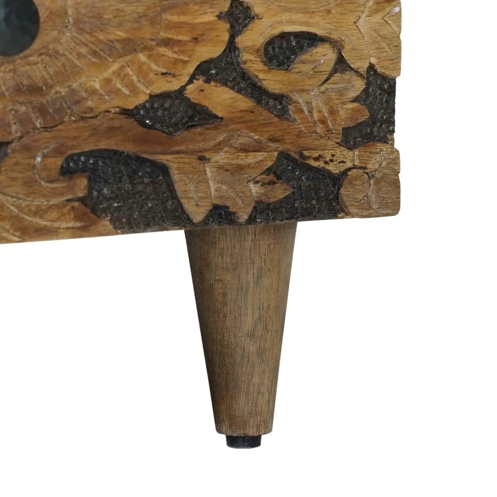 Tavolino da salotto con cassetto Marrone 80 x 54 x 40 cm 4018345