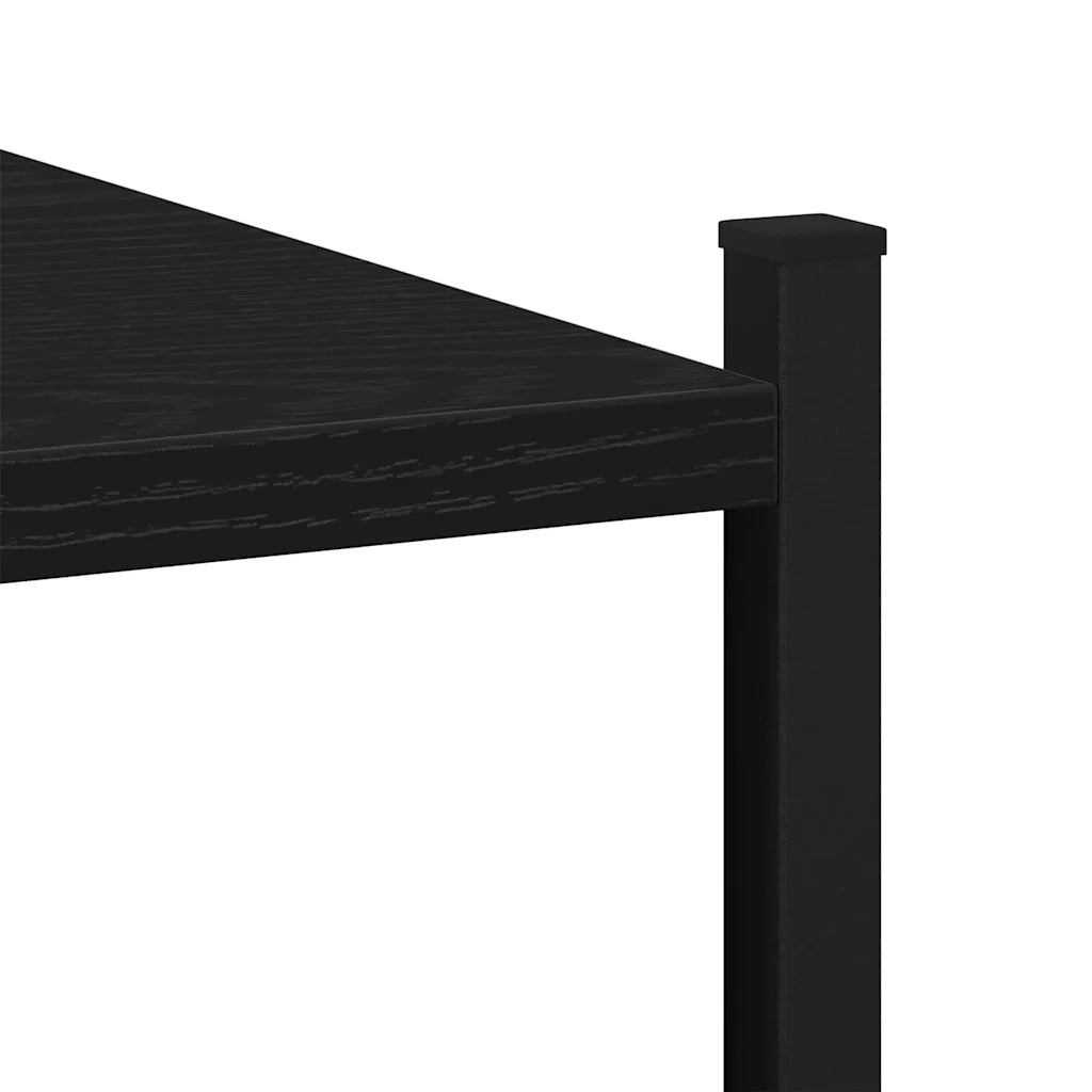 Set di mobili per il bagno Rovere Nero 33 x 33 x 120,5 cm 863122
