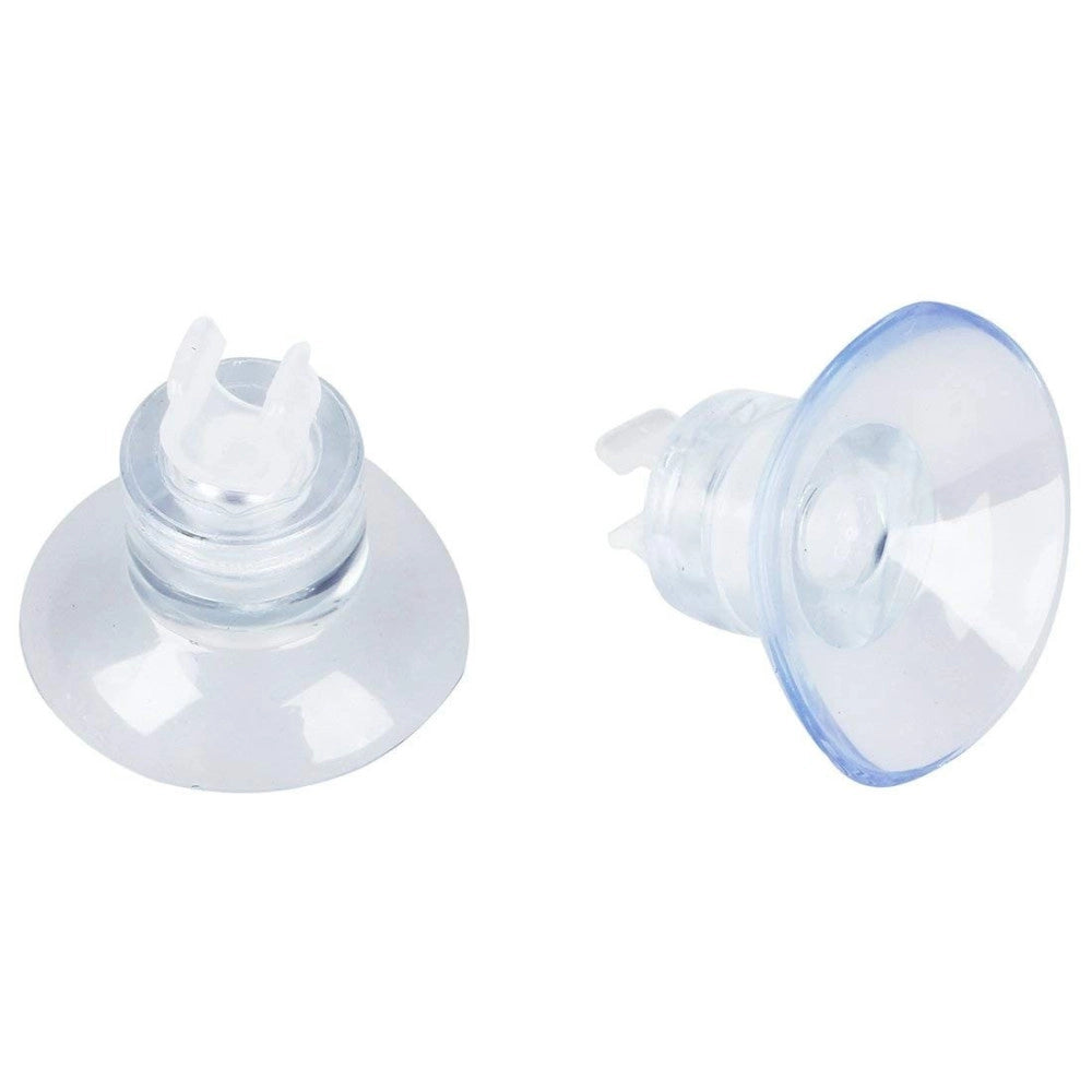 Trade Shop - Ventosa 10 Pezzi Clip 2.5cm Tubo  6440 Acquario Plastica Ventose Portafiltri -